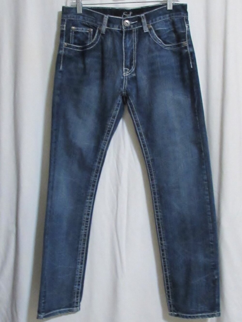 New Mens EARL JEANS Embellished Distressed Jeans Pants 32 X 32 ORIG $88